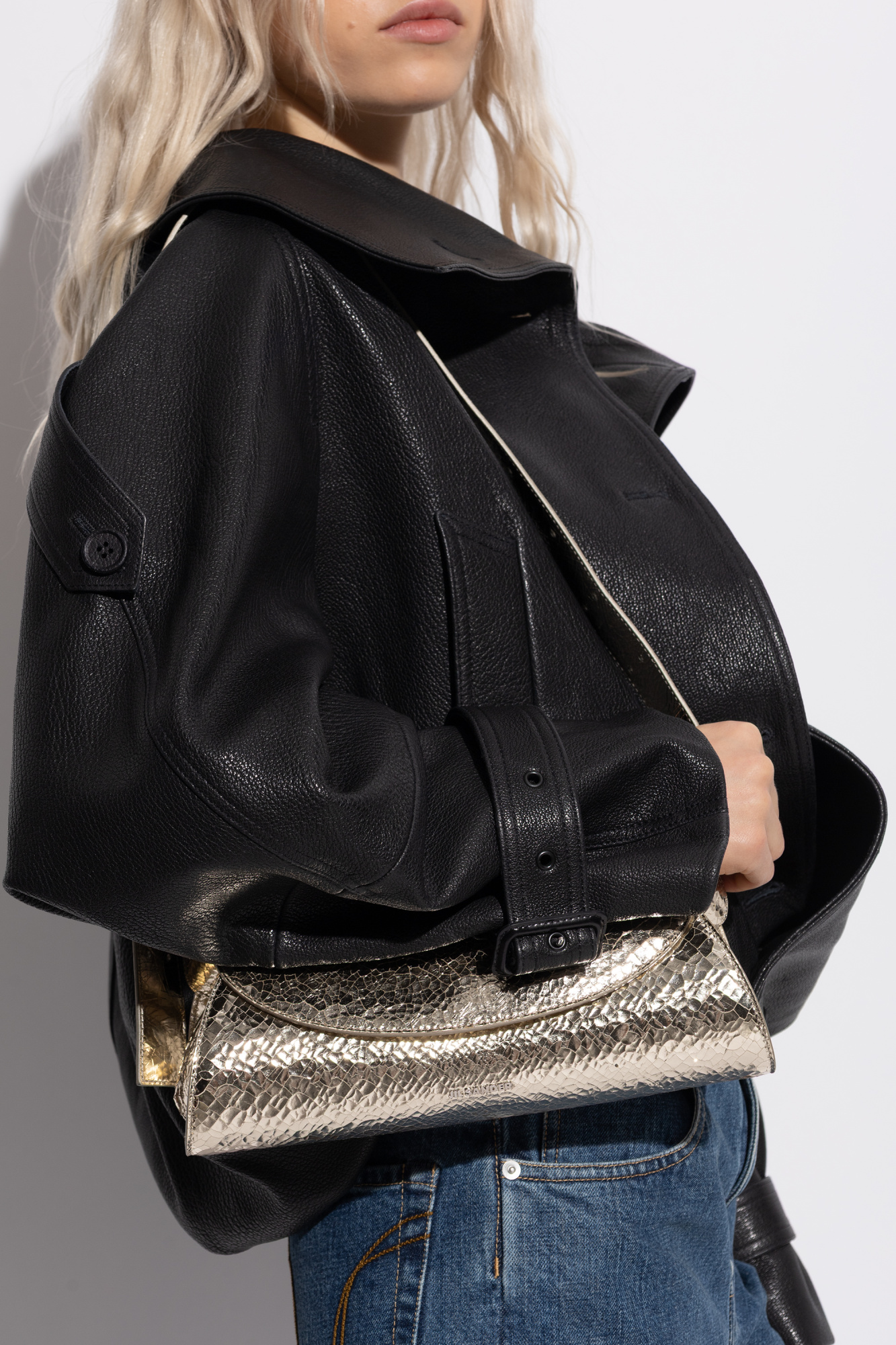 Gold Shoulder bag JIL SANDER - Vitkac MK